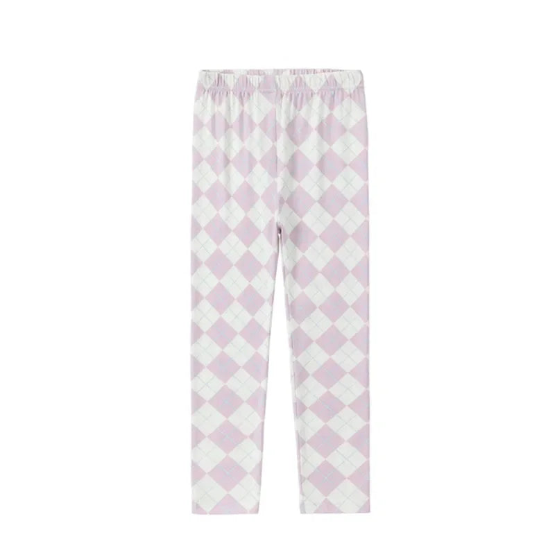 spring summer argyle plaid, soft dress set with  footie P. J's,  Familyfamily matching clothing