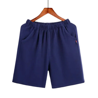Shorts Men Pajama Pants. Combed Cotton Casual Summer Home Sports Cropped Pants.  Thin Home Shorts,  Solid Sleeping Pants