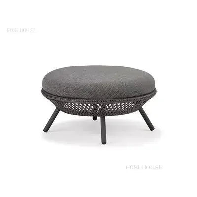 Luxury Rattan Outdoor Garden Sofa/Chair for Courtyard.  Backrest Armchair Sofa Leisure  Rattan Single Sofa /Chair.