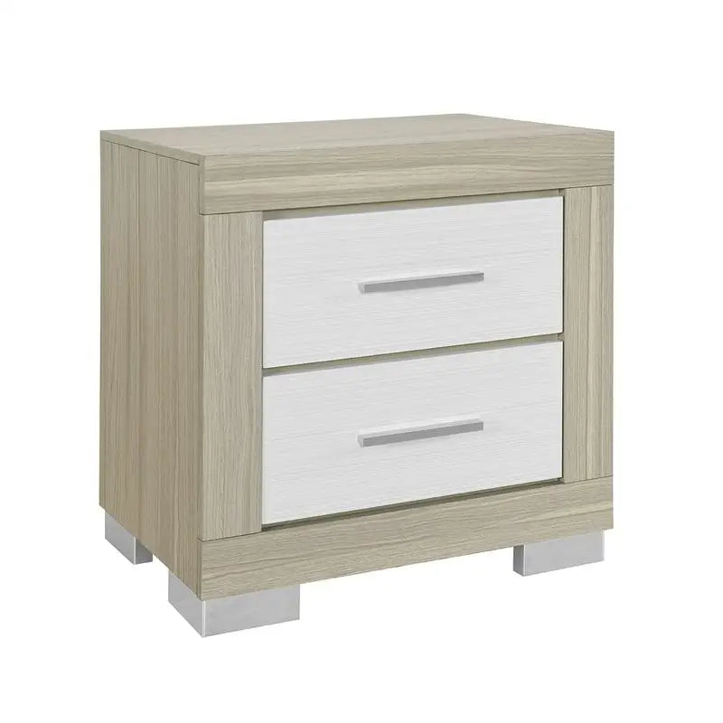 5-Piece Natural White King Bedroom Set