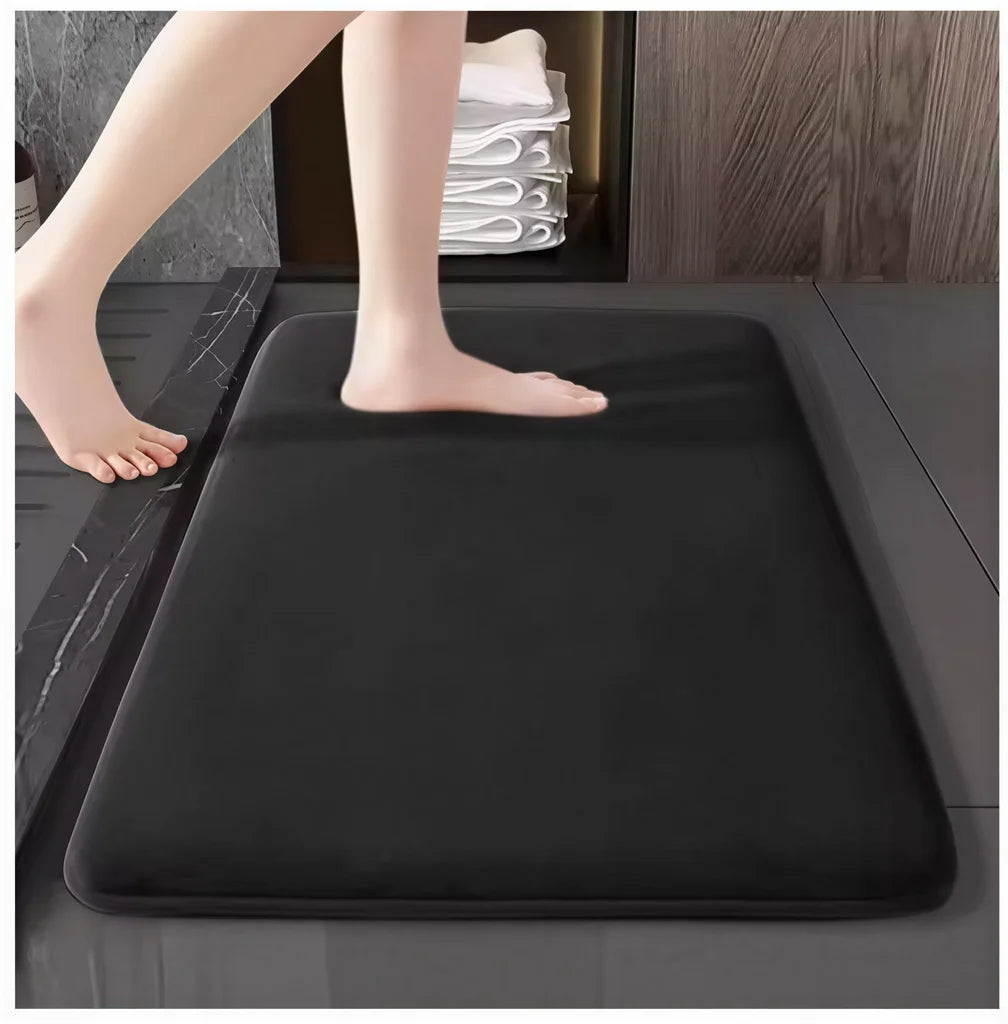 Super absorbent floor mat,  super anti slip  velvet bathroom floor mat,
