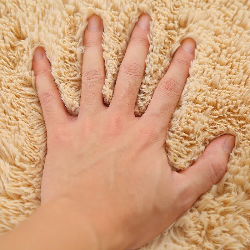 3pc Bathroom Set Rug,  Mat , Toilet Lid Cover   .Plain Solid Color Bathmats 
Kit Non-Slip Fluffy Home Carpets