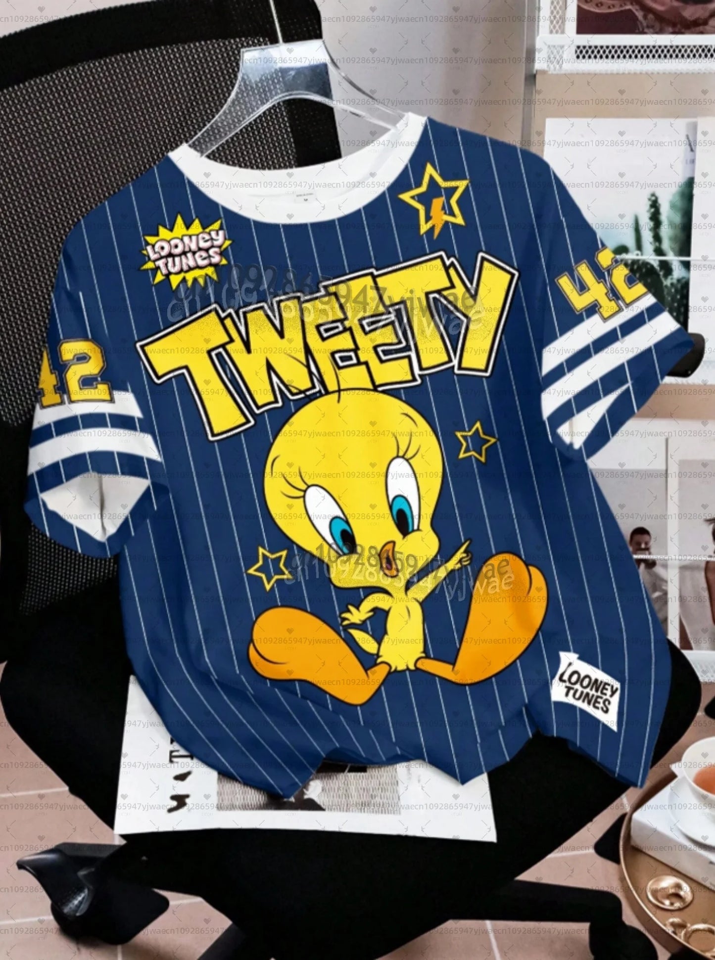 2026 Cartoon duck Betty Boop  Print.  UNISEX short Sleeve T-Shirt, Casual 3d Print,  Transitional tops from Summer to fall. Sport Tops/ T-shirt