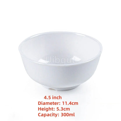 4.5 -5 inch 2 -10 piece set,  Break resistant Melamine Bowl for Thickened Flower Rice Soup or snacks.