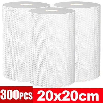 Kitchen Disposable Rags Non-Woven Reusable Cleaning Cloths Household Washing Towels Dishcloths Rag Wipes Cloth Cleaner Tools