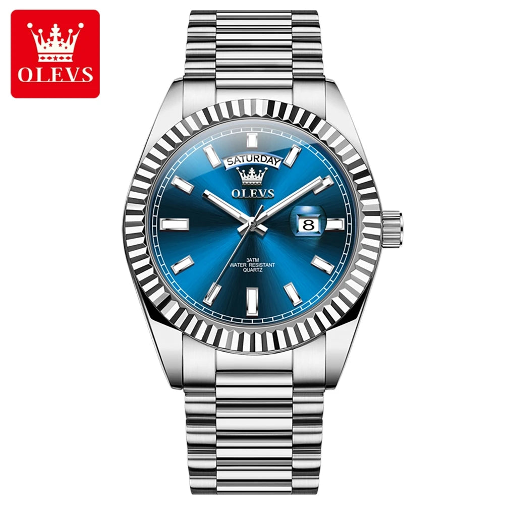 Men's Watch,  Top Brand Luxury Wrist Watch For Men , Fashion Rose Gold,  Stainless Steel,  Waterproof Watch, Day /Date /Quartz Clock.  Good availabilty!!!