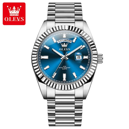 Men's Watch,  Top Brand Luxury Wrist Watch For Men , Fashion Rose Gold,  Stainless Steel,  Waterproof Watch, Day /Date /Quartz Clock.  Good availabilty!!!