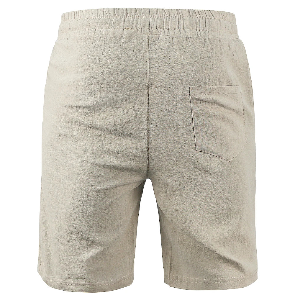 Men's Cotton /Linen Shorts / Pants.  Summer,  Breathable,  Solid Color Linen Trousers. Fitness Streetwear S-3XL. Great Gift for Fathers Day this year!!!