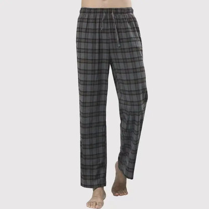 Men's Stylish Summer Pajama Pants, Thin, Loose, Breathable,  Air-Conditioned Pants with Elastic Waist