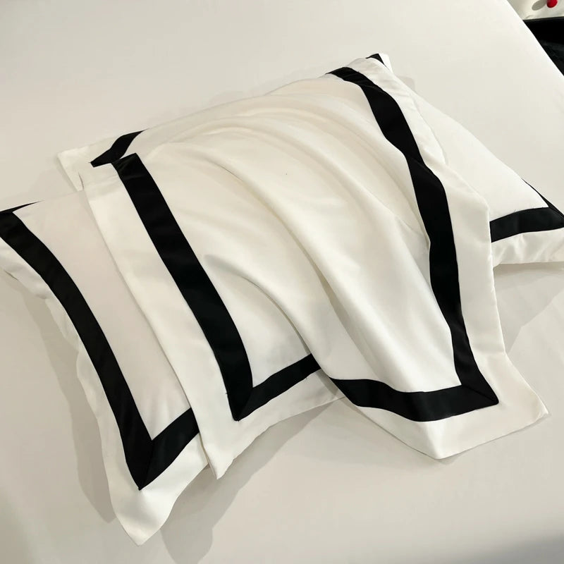 4Pcs Brushed Microfiber King / Queen / Double/ Twin.  Soft Premium Hotel Patchwork Duvet cover Flat/Fitted sheet  and 2 Pillowcases