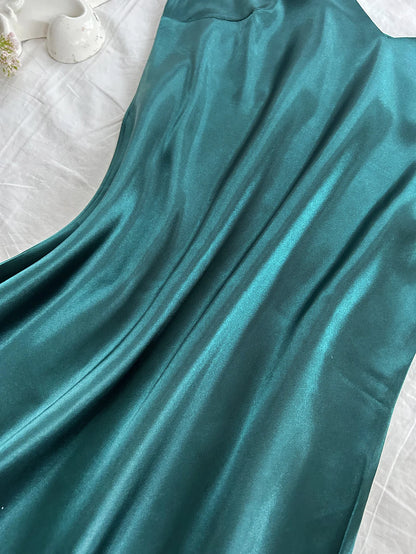 Elegant Women's Nightdress.   Sexy,  Comfortable Long Slip Dress Solid Color.