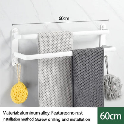 Single-layer/Double-layer/Triple-layer Towel Holder, Towel Storage,  Towel Rack  for Bathroom/Kitchen. Multi-layer Wall-mounted Towel Rack