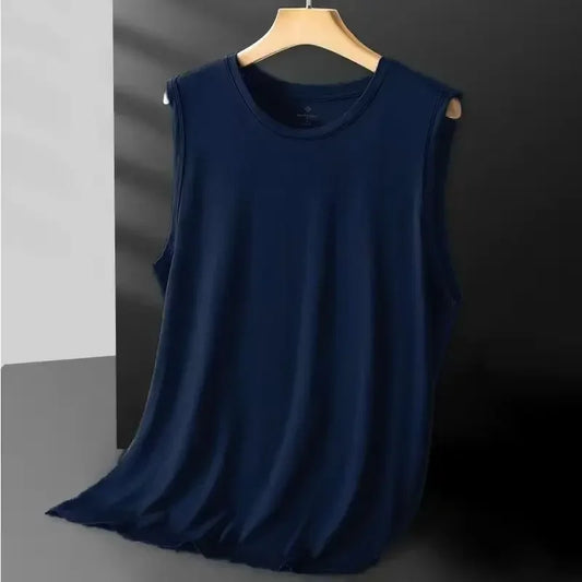 2026 Men's Ice Silk Mesh T-shirts in 5 colors.  LOTS OF SIZES LOW STOCK in certain COLORS.  Please be aware of this when you select a color/size.     Lightweight Sports Wear,  Sleeveless T-shirt Tank Top,  Casual Fashion Oute