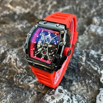 Men's Watch,  Light,  Luxury Brand,  dial  with Fashionable Night Glow,  Sports Watch Calendar. There are $ colors with lowmbut some availbility.  They are BLACK, RED  1,  BLUE  1, and BLACK 1.  So  2  BLACK  Versions.