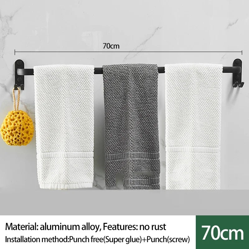 Single-layer/Double-layer/Triple-layer Towel Holder, Towel Storage,  Towel Rack  for Bathroom/Kitchen. Multi-layer Wall-mounted Towel Rack