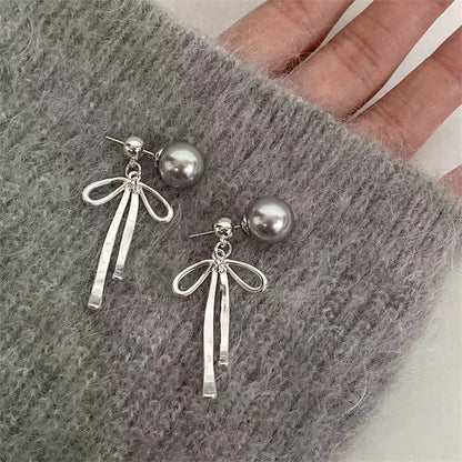 Elegant Red Zircon Butterfly Drop Earrings for Women  0n MOTHERS DAY.  Sweet Butterfly and Bow Earrings.Fashion Accessories