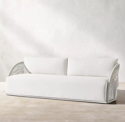 Outdoor PE Wicker Furniture Rope Woven Sofa Waterproof Aluminum Frame Rattan Wicker Hotel Patio Garden Set. Please don't wait if you want this set!!!