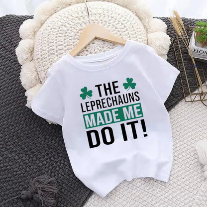 Mr Lucky Charm Print Kids T-shirt,  Children .  St. Patricks Day Shirt Boy/ Girl Clothes,  St. Patricks Day Toddlers  Outfits