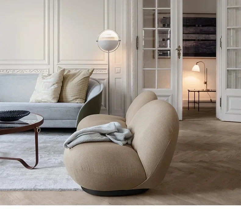 Modern Gubi Floor Lamps For Living Room, Home Decor Designer with Black Gold Metal Standing Lights