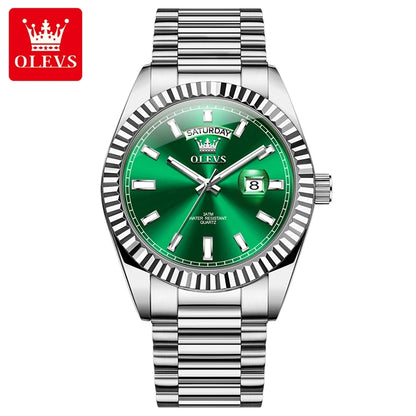 Men's Watch,  Top Brand Luxury Wrist Watch For Men , Fashion Rose Gold,  Stainless Steel,  Waterproof Watch, Day /Date /Quartz Clock.  Good availabilty!!!