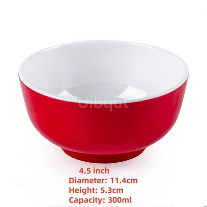 4.5 -5 inch 2 -10 piece set,  Break resistant Melamine Bowl for Thickened Flower Rice Soup or snacks.