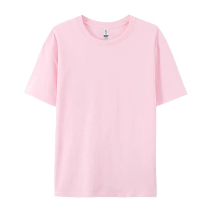 100% Cotton Solid T-shirts for Men / Woman, older Teens, Short Sleeve Fashion Brand Trend,  Casual Soft Clothing Tees,  Customized Products,  Summer Tops, ,