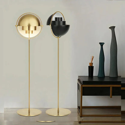 Modern Gubi Floor Lamps For Living Room, Home Decor Designer with Black Gold Metal Standing Lights