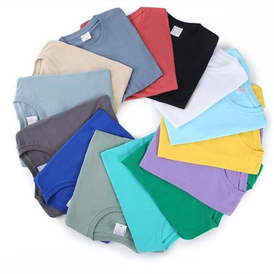 100% Cotton T-shirt,  Men /Women Solid Colors,  O Neck,  Short-sleeved Tops, Summer, Loose, Half-sleeve T Shirt Unisex M-4XL