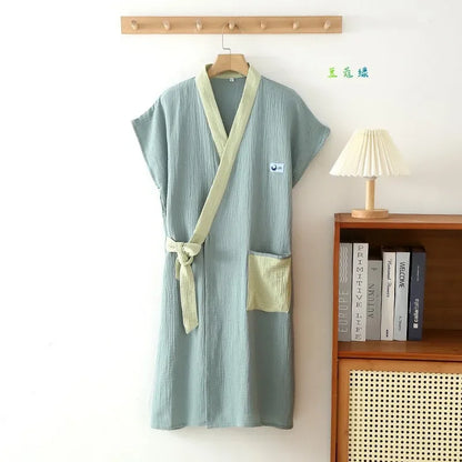 Multi Colors" Couples " Bath Robes.  Wearable Sleeveless Womens/Mens Cardigan Croosover style.