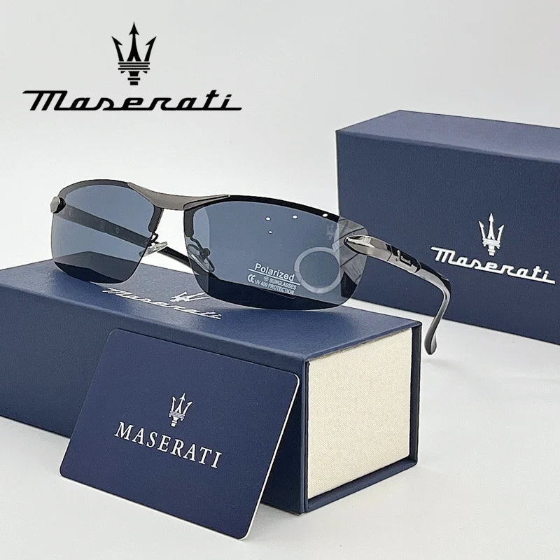 MASERATI Luxury Sunglasses High End for Men/ Women,  Polarized UV400 Driving Glasses,  Classic Style Premium Quality  Fashion Design