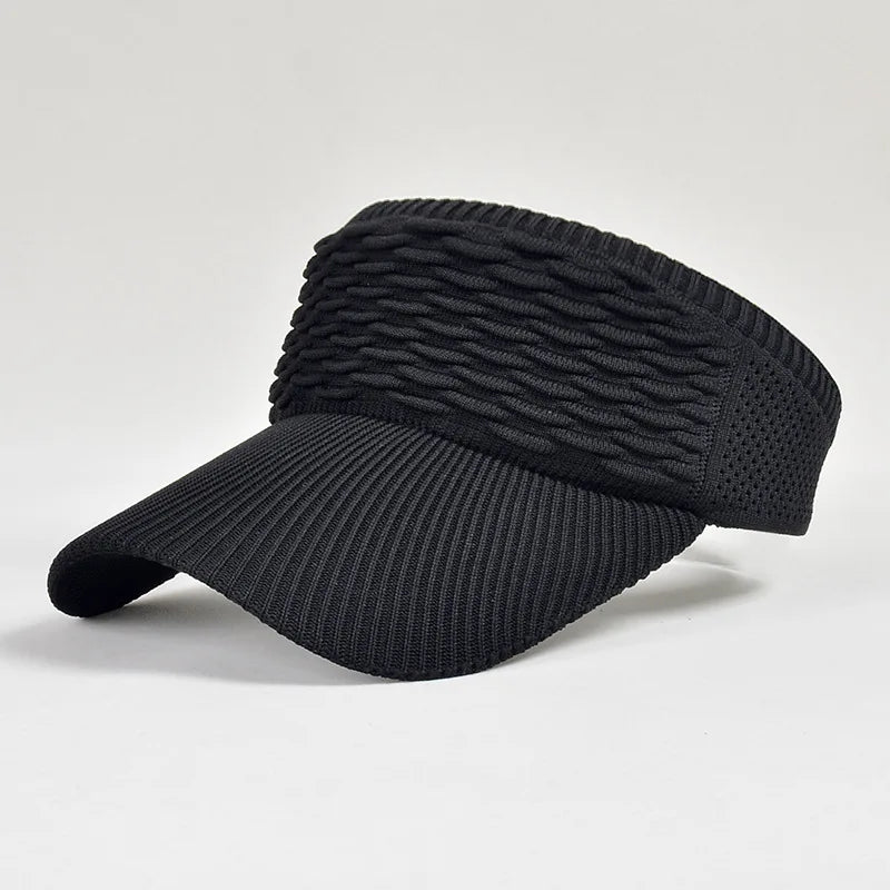 Style "A" is all gone( With the 3 Stripes. ) Styles "B" and "C" are available.  Summer,  Empty Top Straw Hat for Women, Outdoor for Sunscreen .  Visor for  Female,  Handmade,  UV Protection, Big Brim Sun Hat/Visor.    The pi