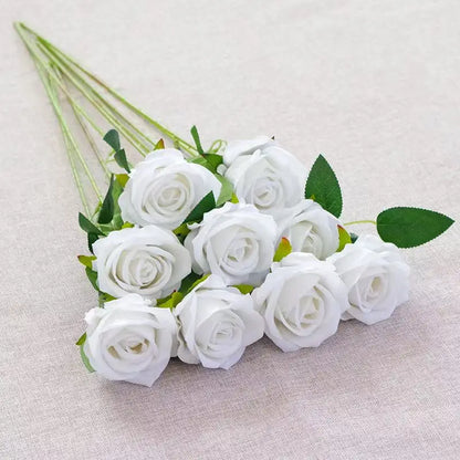 1/5/10/20pcs Roses Artificial Flowers Rose Flower Branch Artificial Red Roses Realistic Fake Rose for ANY SPECIAL OCCASION including PATRIOTIC, Home Decor