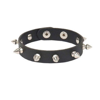PU Leather Bracelets, Adjustable Cuff Bracelet/ Rivets/Buckle Wristband for Men /Women
