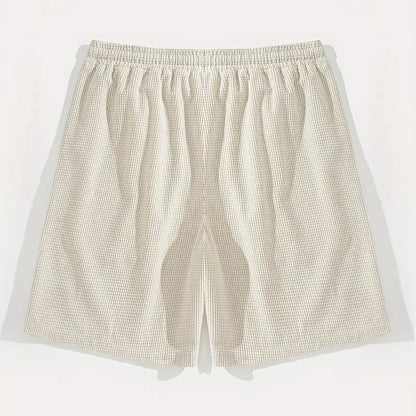 Men's Shorts,  Casual Pants, Beach Shorts,  Textured Fabric, Breathable Pants, Suitable for Daily Casual Wear and Sports