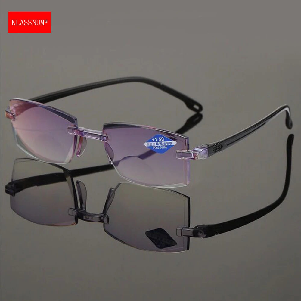1PC Mens/Womens Smart Glasses with Automatic Adjustment.  Magnifying Glasses.  Reading Glasses, Anti-blue Light  +1.5-+4.0 Eyewear.    + 1.00 is the only one Completely gone,  and +4.00 is the most available.  For ALL Others
