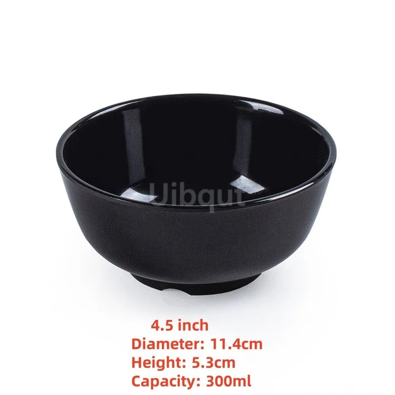 4.5 -5 inch 2 -10 piece set,  Break resistant Melamine Bowl for Thickened Flower Rice Soup or snacks.