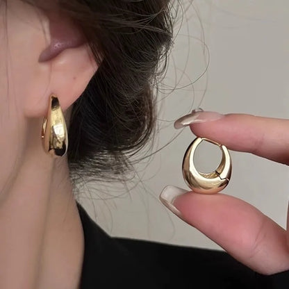 3 Pairs Stainless Steel Crystal Zirconia Hoop Earrings for Women Trendy Simple Gold Plated Circle Punk Earrings Piercing Jewelry