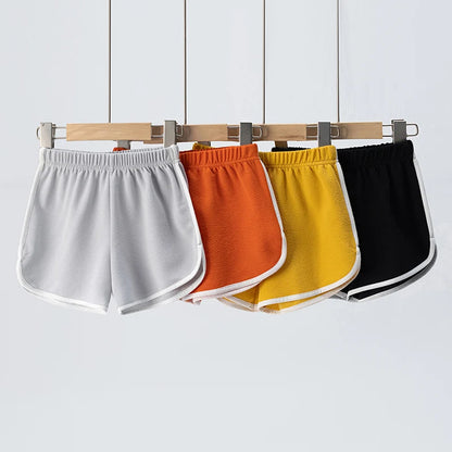 Summer Boys and Girls Shorts.   Comfortable and Casual CHILDREN'S Solid Color "gym shorts"