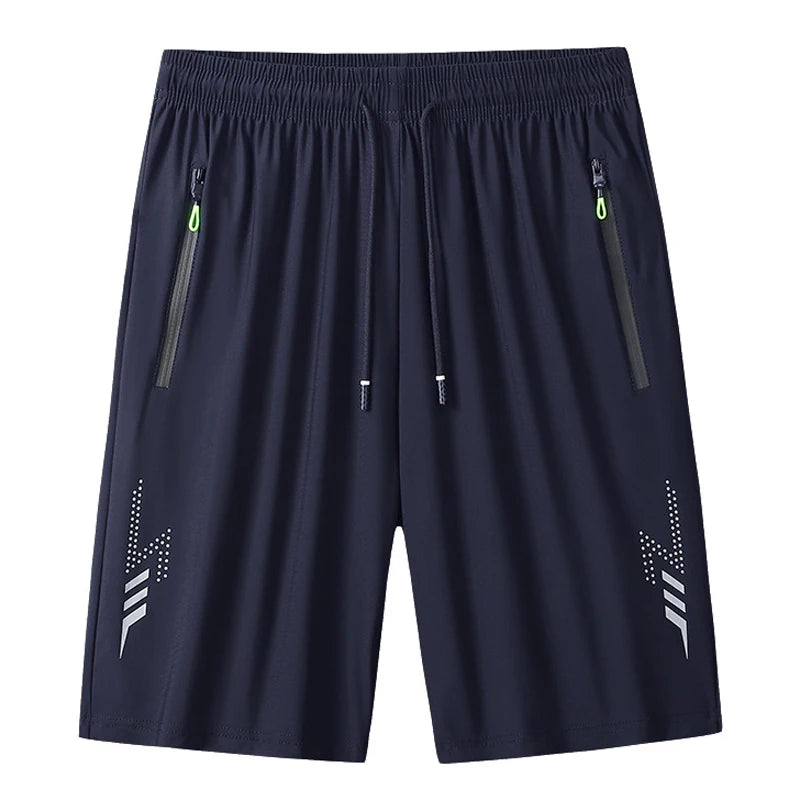 Summer Men's Shorts,  Cool Sportswear,  Running Shorts,   Casual Bottoms for  Fitness,  Training,  Jogging, Short Pants Men Black Gray