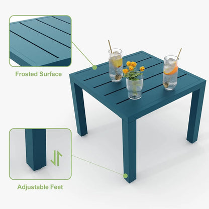 Patio Bistro Set,  3 Piece, Bistro Table and Chairs (Set of 2 ) Outdoor, Small Patio Furniture Sets with Coffee Table Garden Supplies,