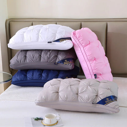 2-Piece Sleep Pillow Set, Soft Supportive Bed Pillows, Suitable for Back, Stomach, or Side Sleeping  and Luxury Hotel Pillows
