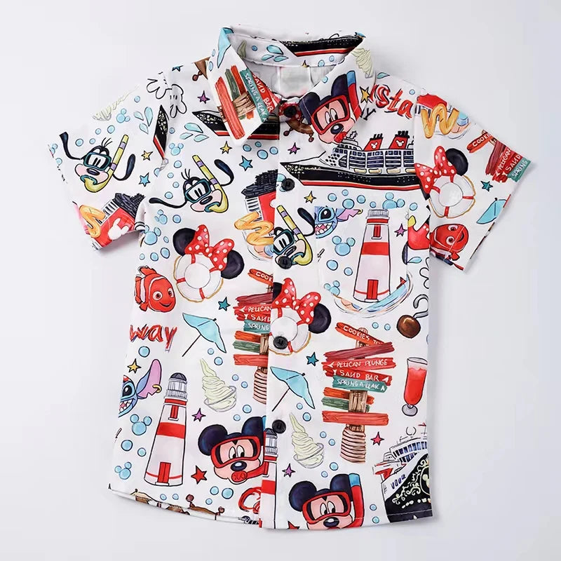 Cruise Dress Family Outfits Mother Son Daughter Summer Matching Dress