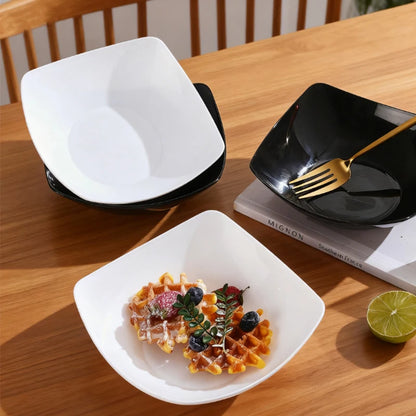 2/4/6pcs Nordic creative style special-shaped four-legged bowl,  suitable for serving.