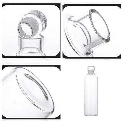 300-1000ML Glass Water Bottle, Large Capacity, Multi-function Creative, Portable, Transparent Bottle