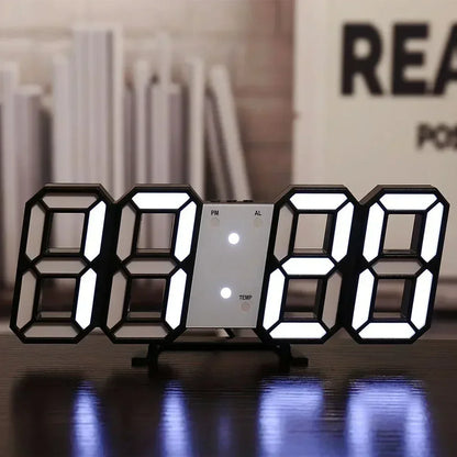 FUN Digital Wall Clock for Kitchen or Office.   Desk,  Electronic Alarm,   Modern Home Decoration for Bedroom Decor Interior Led Table Clocks Living Room