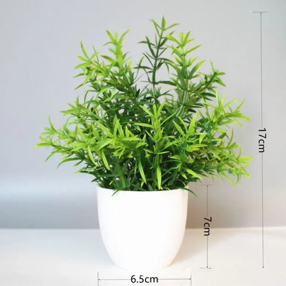 Potted Artificial  Bonsai Plants, Indoor/Outdoor Decorations.