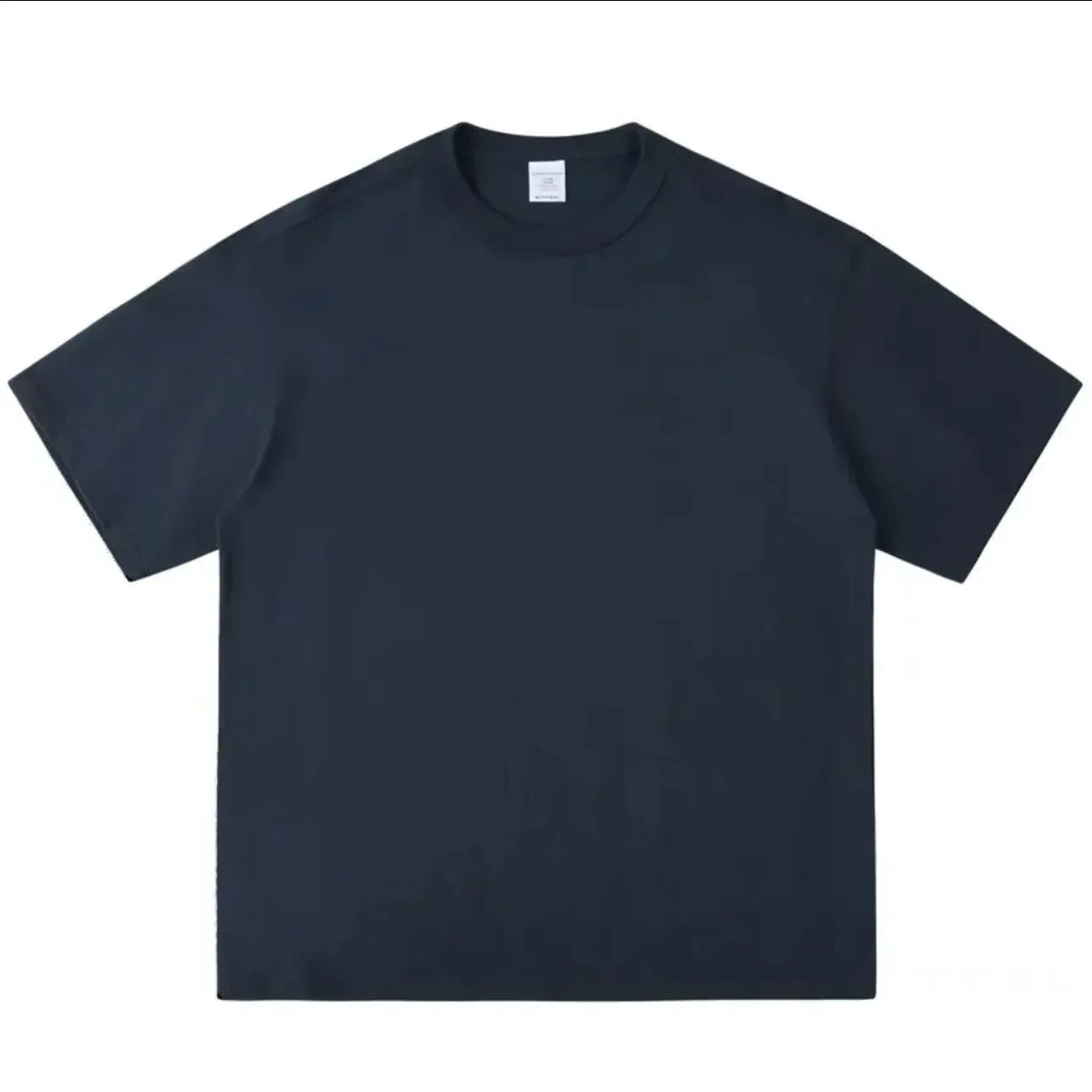 Black, White, COLORS,  GSM 500g Heavy-duty Pure Cotton T-shirt,  Thickened,  Threaded,  Round Neck,Short Sleeves,Half Sleeve Tees.