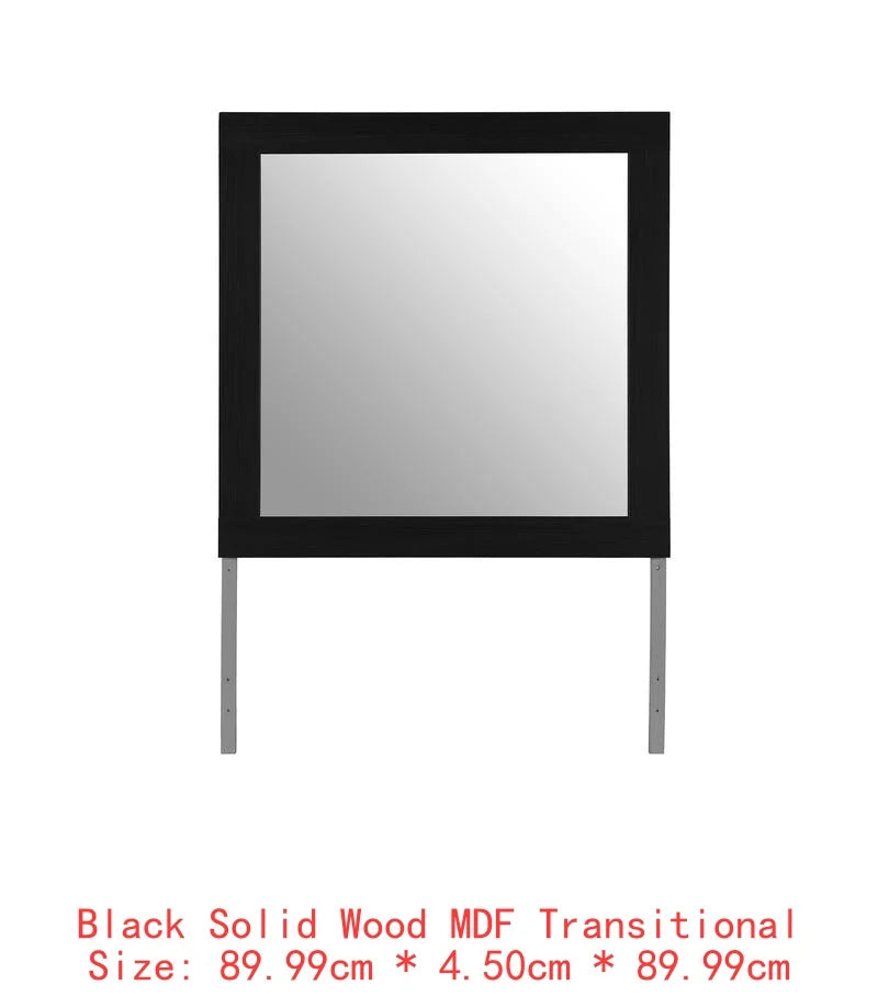 Natural White Full Bedroom Set 5 Pieces - Modern Design for Cozy Spaces, Includes Bed Frame, Nightstands, Dresser and Mirror