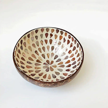 Handmade Alien Coconut Shell Bowl, Inlaid Shells, Wood Bowl,  Storage, Salad Bowl,  Key Storage,  Tray, Home Decoration, Hand Wash!!!