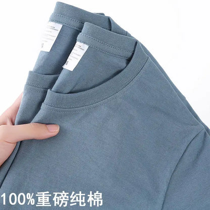 100% Cotton T-shirt,  Men /Women Solid Colors,  O Neck,  Short-sleeved Tops, Summer, Loose, Half-sleeve T Shirt Unisex M-4XL